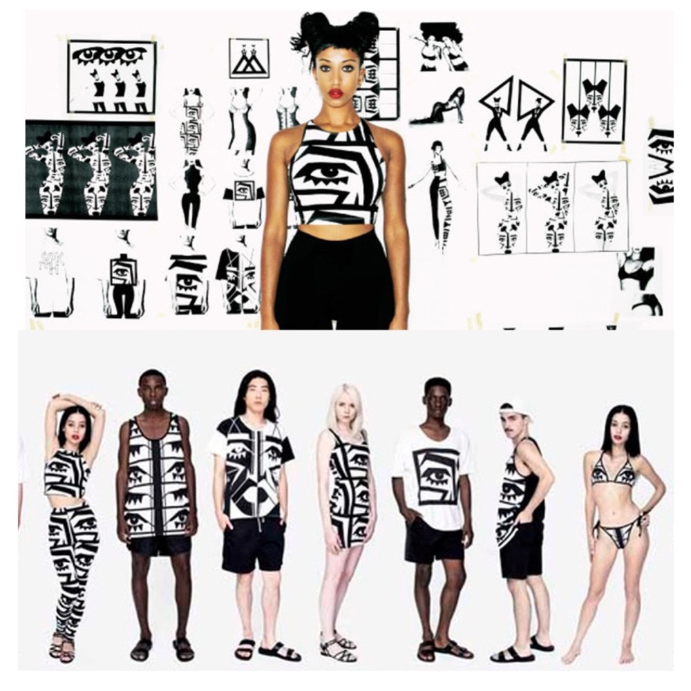 American Apparel x KESH graphic bomber jacket - Picture 7 of 8